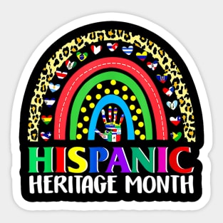 Hispanic Heritage Month Spanish Rainbow Sticker